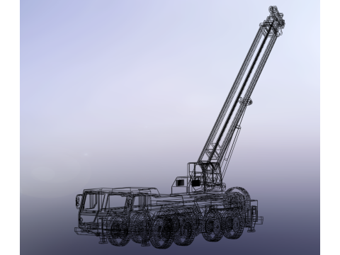 ARMY MILITARY RESCUE ARMOURED CRANE WRECKER TRUCK WINCH WINCHES 3D 模型