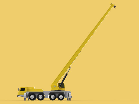 COMBINATION CONFIGURATION LIEBHERR LTM1070 LTM 1070 MOBILE CRANE Modello 3D