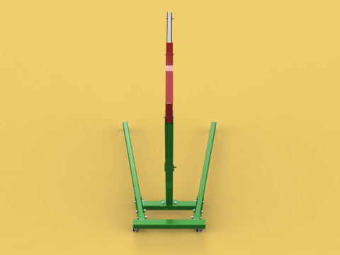 2TON PORTABLE HYDRAULIC ENGINE CRANE HOIST HEAVY LIFTING FOLDING 3D Модель