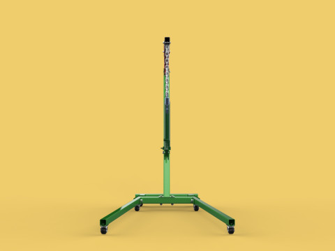 2TON PORTABLE HYDRAULIC ENGINE CRANE HOIST HEAVY LIFTING FOLDING 3D Модель