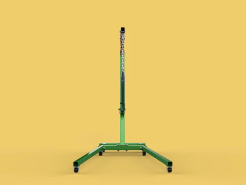 2ТОННЫЙ ПОРТАТИВНЫЙ ГИДРАВЛИЧЕСКИЙ ДВИГАТЕЛЬ КРАНОВЫЙ ПОДЪЕМНИК ТЯЖЕЛЫЙ ПОДЪЕМ СКЛАДЫВАНИЯ 3D Модель