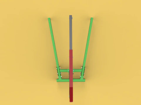 2ТОННЫЙ ПОРТАТИВНЫЙ ГИДРАВЛИЧЕСКИЙ ДВИГАТЕЛЬ КРАНОВЫЙ ПОДЪЕМНИК ТЯЖЕЛЫЙ ПОДЪЕМ СКЛАДЫВАНИЯ 3D Модель