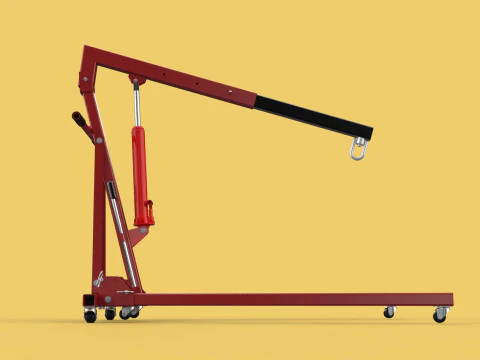 GUINDASTE COM MOTOR HIDR&Aacute;ULICO M&Oacute;VEL MANUAL DE DOBRAMENTO DE ELEVA&Ccedil;&Atilde;O PESADA Modelo 3D