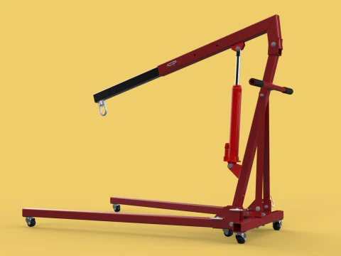 GUINDASTE COM MOTOR HIDR&Aacute;ULICO M&Oacute;VEL MANUAL DE DOBRAMENTO DE ELEVA&Ccedil;&Atilde;O PESADA Modelo 3D