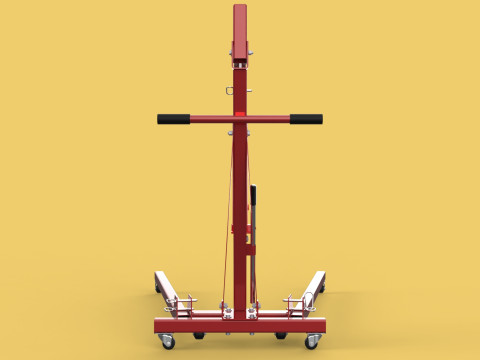 MOBILE HYDRAULIC ENGINE CRANE HOIST HEAVY LIFTING FOLDING MANUAL 3D 模型