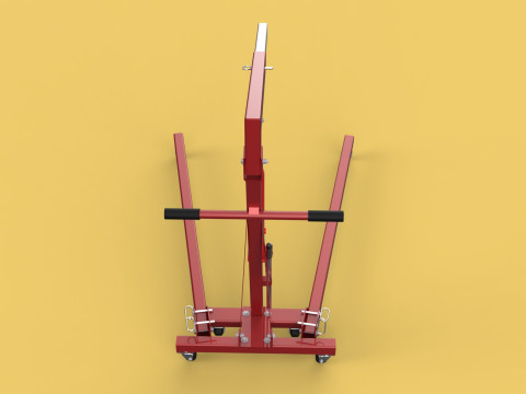 MOBILE HYDRAULIC ENGINE CRANE HOIST HEAVY LIFTING FOLDING MANUAL 3D 模型