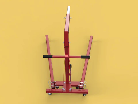 GUINDASTE COM MOTOR HIDR&Aacute;ULICO M&Oacute;VEL MANUAL DE DOBRAMENTO DE ELEVA&Ccedil;&Atilde;O PESADA Modelo 3D