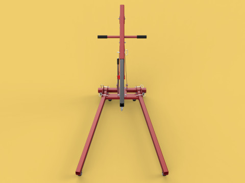 MOBILE HYDRAULIC ENGINE CRANE HOIST HEAVY LIFTING FOLDING MANUAL 3D 模型
