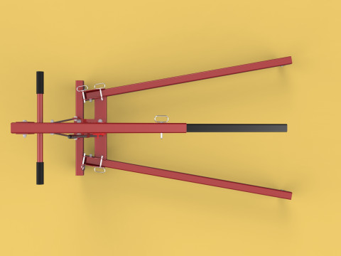 MOBILE HYDRAULIC ENGINE CRANE HOIST HEAVY LIFTING FOLDING MANUAL 3D 模型