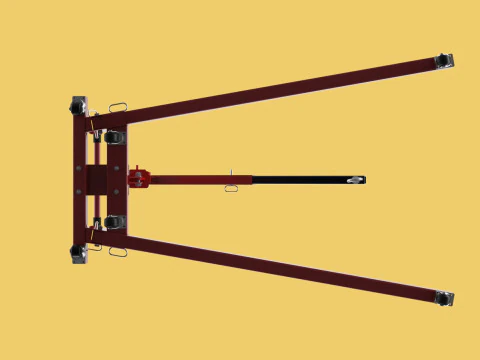 GUINDASTE COM MOTOR HIDR&Aacute;ULICO M&Oacute;VEL MANUAL DE DOBRAMENTO DE ELEVA&Ccedil;&Atilde;O PESADA Modelo 3D