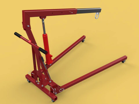 GUINDASTE COM MOTOR HIDR&Aacute;ULICO M&Oacute;VEL MANUAL DE DOBRAMENTO DE ELEVA&Ccedil;&Atilde;O PESADA Modelo 3D