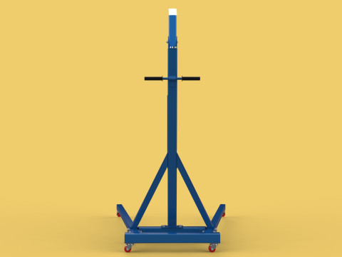 HEAVY DUTY MOBILE HYDRAULIC ENGINE CRANE HOIST LIFTING FOLDABLE 3D 模型