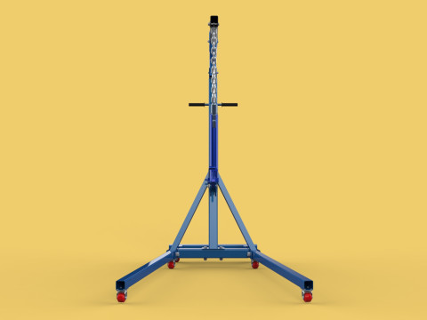 HEAVY DUTY MOBILE HYDRAULIC ENGINE CRANE HOIST LIFTING FOLDABLE 3D 模型