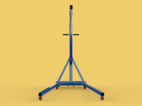 HEAVY DUTY MOBILE HYDRAULIC ENGINE CRANE HOIST LIFTING FOLDABLE 3D Model