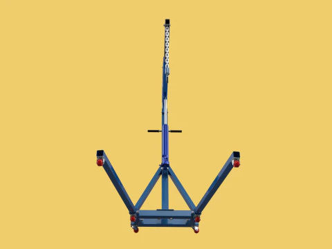 HEAVY DUTY MOBILE HYDRAULIC ENGINE CRANE HOIST LIFTING FOLDABLE 3D Model