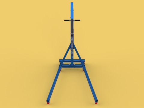 HEAVY DUTY MOBILE HYDRAULIC ENGINE CRANE HOIST LIFTING FOLDABLE 3D 模型