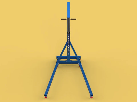 HEAVY DUTY MOBILE HYDRAULIC ENGINE CRANE HOIST LIFTING FOLDABLE 3D Model