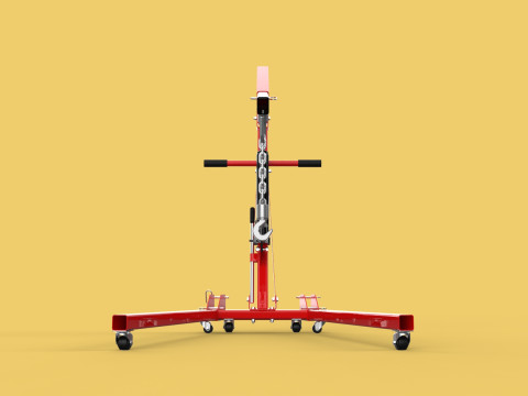 HYDRAULIC JACK ENGINE STAND CRANE HOIST LIFTING FOLDABLE MOBILE 3Dモデル
