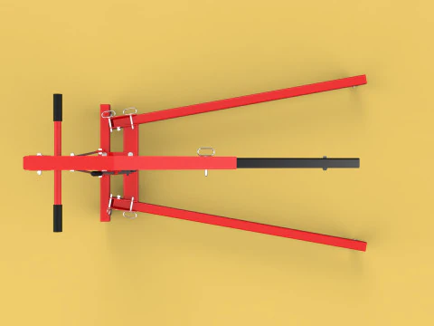 HYDRAULIC JACK ENGINE STAND CRANE HOIST LIFTING FOLDABLE MOBILE 3D Model