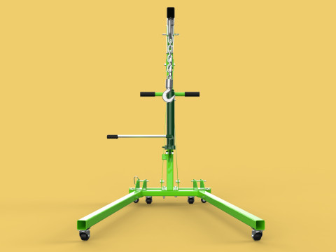 ENGINE CRANE HOIST LIFTING STAND FOLDABLE MOBILE HYDRAULIC JACK 3D Модель