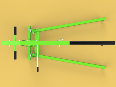 ENGINE CRANE HOIST LIFTING STAND FOLDABLE MOBILE HYDRAULIC JACK 3D Модель