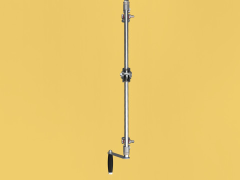 ENGINE HOIST LIFT CRANE BALANCER ENGINE LOAD LEVELER CHAINS HOOK 3D Model