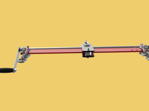 ENGINE HOIST LIFT CRANE BALANCER ENGINE LOAD LEVELER CHAINS HOOK 3D Model