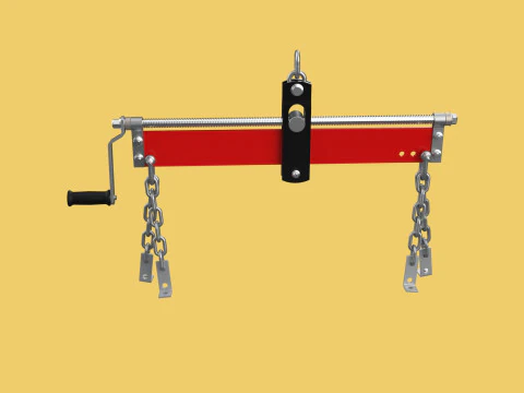 ВЫРАВНИВАТЕЛЬ НАГРУЗКИ ДВИГАТЕЛЬ ПОДЪЕМНИК КРАН БАЛАНСИРОВКА ЦЕПИ ДВИГАТЕЛЯ КРЮК 3D Модель
