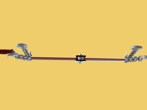 BALANCER LOAD LEVELER ENGINE HOIST LIFT CRANE ENGINE HOOK CHAIN 3D Model