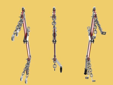 BALANCER LOAD LEVELER ENGINE HOIST LIFT CRANE ENGINE HOOK CHAIN 3D Model