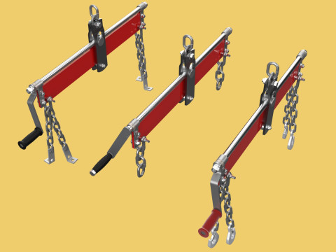 BALANCER LOAD LEVELER ENGINE HOIST LIFT CRANE ENGINE HOOK CHAIN 3D Model