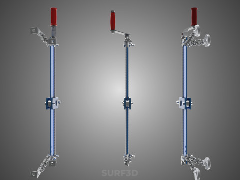 LEVELER BALANCER STABILIZER LOAD ENGINE HOIST CRANE SHOP RIGGING 3D मॉडल