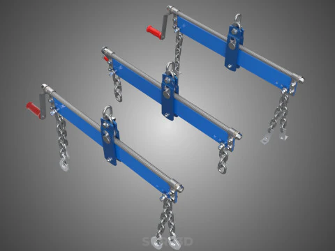 LEVELER BALANCER STABILIZER LOAD ENGINE HOIST CRANE SHOP RIGGING 3D Model