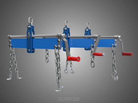 LEVELER BALANCER STABILIZER LOAD ENGINE HOIST CRANE SHOP RIGGING 3D Model