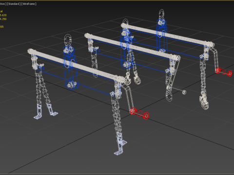 LEVELER BALANCER STABILIZER LOAD ENGINE HOIST CRANE SHOP RIGGING 3D मॉडल