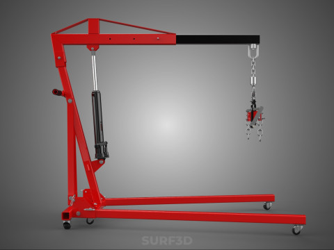 JACK ENGINE CRANE HOIST LIFTING LEVELER BALANCER STABILIZER LOAD 3D Model