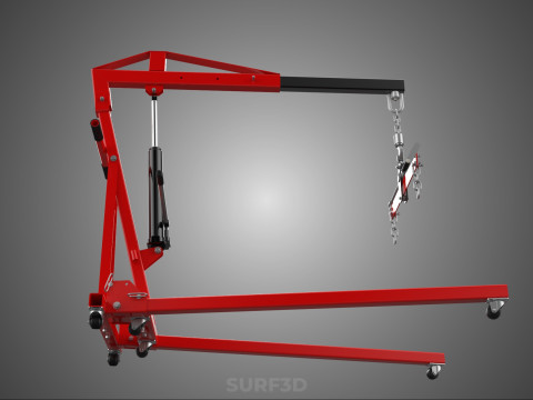 JACK ENGINE CRANE HOIST LIFTING LEVELER BALANCER STABILIZER LOAD 3D Model
