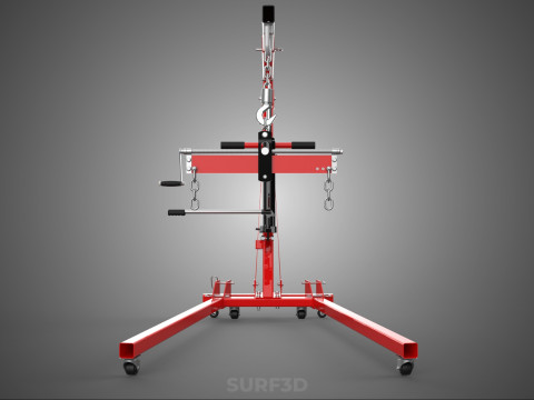 JACK ENGINE CRANE HOIST LIFTING LEVELER BALANCER STABILIZER LOAD 3D Model