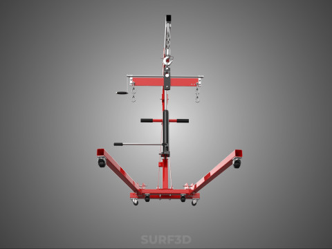 JACK ENGINE CRANE HOIST LIFTING LEVELER BALANCER STABILIZER LOAD 3D Model