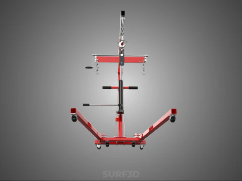 JACK ENGINE CRANE HOIST LIFTING LEVELER BALANCER STABILIZER LOAD 3D Model