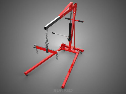JACK ENGINE CRANE HOIST LIFTING LEVELER BALANCER STABILIZER LOAD 3D Model