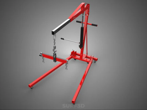 JACK ENGINE CRANE HOIST LIFTING LEVELER BALANCER STABILIZER LOAD 3D Model