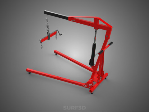 JACK ENGINE CRANE HOIST LIFTING LEVELER BALANCER STABILIZER LOAD 3D Model