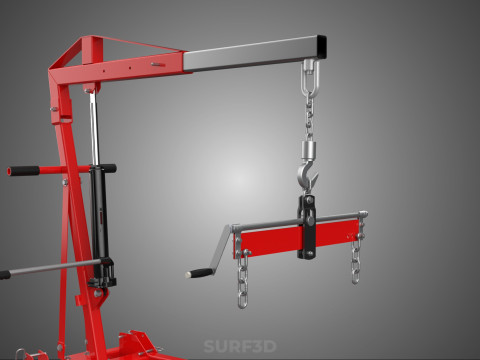 JACK ENGINE CRANE HOIST LIFTING LEVELER BALANCER STABILIZER LOAD 3D Model