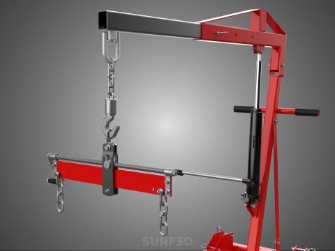 JACK ENGINE CRANE HOIST LIFTING LEVELER BALANCER STABILIZER LOAD 3D Model