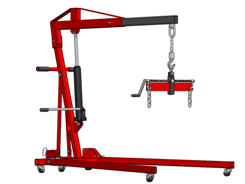 JACK ENGINE CRANE HOIST LIFTING LEVELER BALANCER STABILIZER LOAD 3D Model