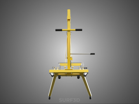 ENGINE CRANE HOIST LIFT FOLDING HYDRAULIC LEVELER BALANCER LOAD Model 3D