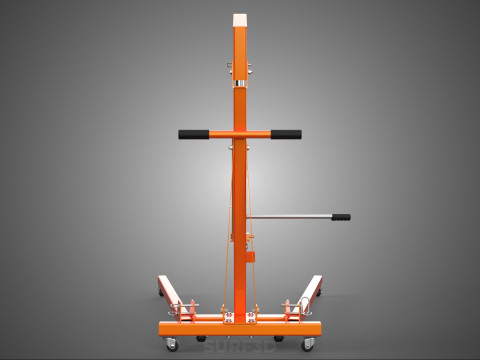 CRANE ENGINE HOIST LIFT WINCH HYDRAULIC LEVELER BALANCER LOAD UP 3D Model