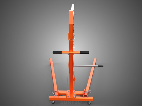 CRANE ENGINE HOIST LIFT WINCH HYDRAULIC LEVELER BALANCER LOAD UP 3D Model