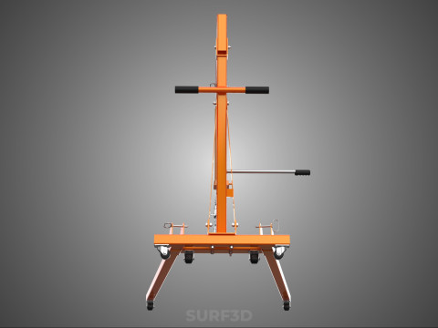 CRANE ENGINE HOIST LIFT WINCH HYDRAULIC LEVELER BALANCER LOAD UP 3D Model